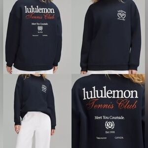 Lululemon Heavyweight Fleece Pullover Tennis Club